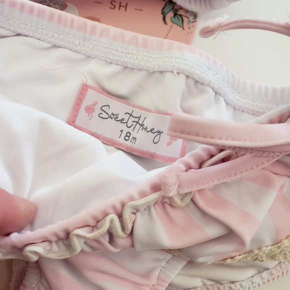 Nwt sweet honey swimsuit 18mths - Picture 2 of 2